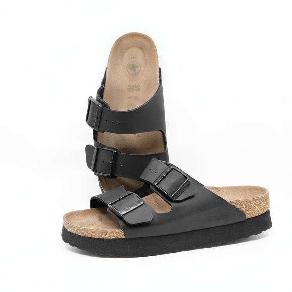 PAPILLIO® by BIRKENSTOCK® Arizona Flex Platform Birko-Flor in Black Size EU 39 - Picture 6 of 13
